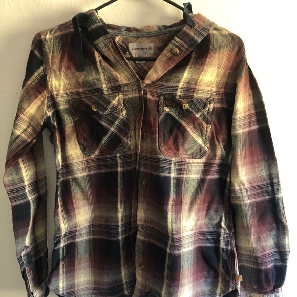 Carhartt Tops - Carhartt womens flannel shirt